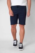 Bermuda Hombre Vestir Azul Marino