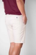 PANTALON CORTO GOMA BEIGE - Imagen 4