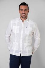 Camisa cubana blanca