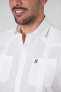 CAMISA GUAYABERA BLANCA - Imagen 4