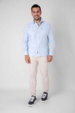 CAMISA GUAYABERA CELESTE - Imagen 4