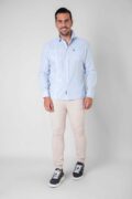 CAMISA GUAYABERA CELESTE - Imagen 4