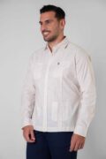 Camisa guayabera beig