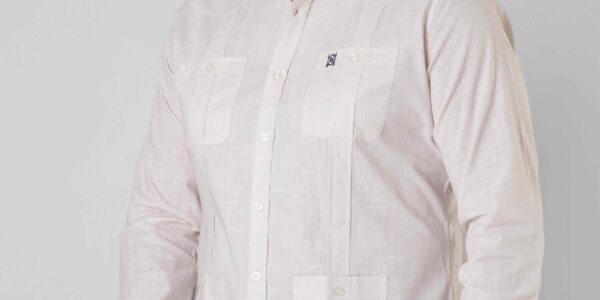 Camisa guayabera beig