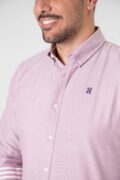 CAMISA SPORT OXFORD BURDEOS CLARO - Imagen 4