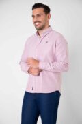CAMISA SPORT OXFORD BURDEOS CLARO - Imagen 2
