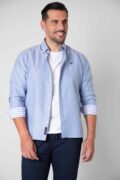 CAMISA SPORT OXFORD CELESTE - Imagen 4