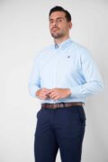 CAMISA SPORT OXFORD CELESTE CLARO - Imagen 3