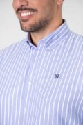 CAMISA SPORT OXFORD RAYA FINA CELESTE - Imagen 4