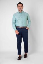 CAMISA SPORT OXFORD VERDE - Imagen 3