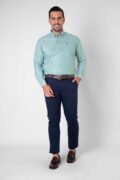 CAMISA SPORT OXFORD VERDE - Imagen 3
