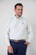 CAMISA SPORT OXFORD RAYA FINA VERDE