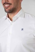 CAMISA VESTIR LISA BLANCA - Imagen 4