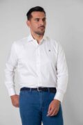 CAMISA VESTIR LISA BLANCA - Imagen 2
