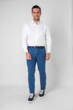 CAMISA VESTIR LISA BLANCA - Imagen 3