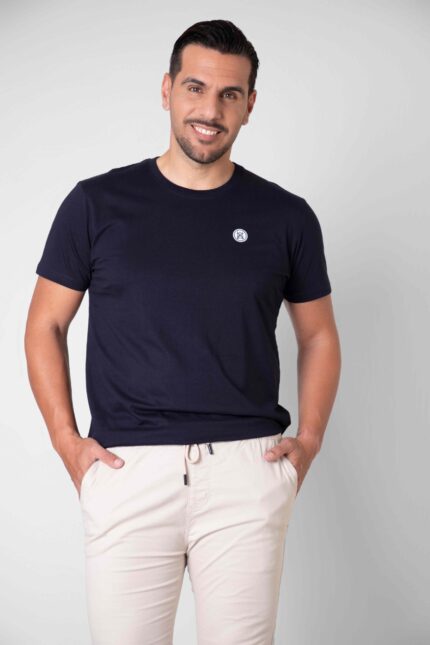 camiseta azul marino hombre