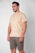 CAMISETA BASICA BEIGE - Imagen 2