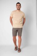 CAMISETA BASICA BEIGE - Imagen 3