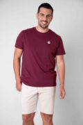 CAMISETA BASICA BURDEOS