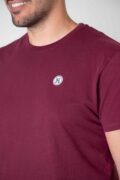 CAMISETA BASICA BURDEOS - Imagen 4