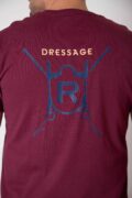 CAMISETA DRESSAGE BURDEOS