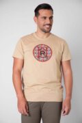 CAMISETA ESTAMPADA BEIGE