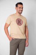 CAMISETA ESTAMPADA BEIGE - Imagen 3
