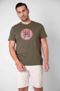 CAMISETA ESTAMPADA CAQUI - Imagen 2