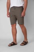 PANTALON CORTO GOMA CAQUI - Imagen 2