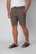 PANTALON CORTO GOMA CAQUI - Imagen 3