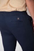 PANTALON LARGO GOMA MARINO - Imagen 4