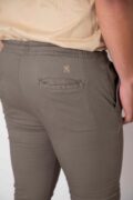PANTALON LARGO GOMA CAQUI - Imagen 2