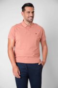 polo rosa hombre