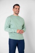 SUDADERA BASICA VERDE CLARO