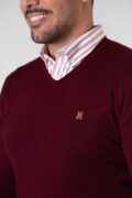 JERSEY CUELLO PICO BURDEOS - Imagen 4