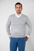 JERSEY CUELLO PICO GRIS