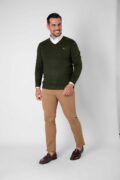 JERSEY CUELLO PICO VERDE CAZA - Imagen 2