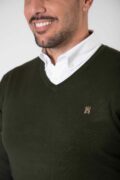 JERSEY CUELLO PICO VERDE CAZA - Imagen 4