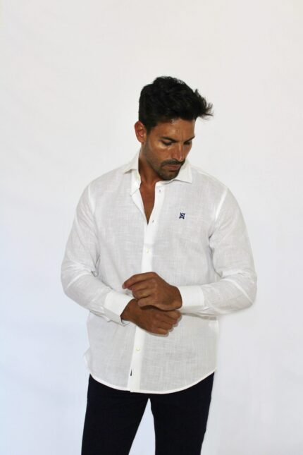 CAMISA LINO BLANCA - EL ROCIERO 1