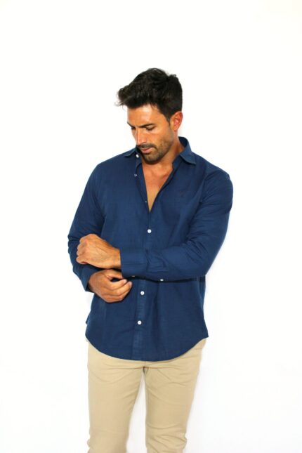 CAMISA LINO MARINO - EL ROCIERO 1