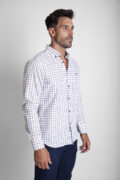 CAMISA VILLELA CUADROS GRANDES AZUL MARINO - Imagen 2