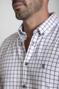 CAMISA VILLELA CUADROS GRANDES AZUL MARINO - Imagen 4
