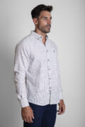 CAMISA VILLELA CUADROS PEQUEÑOS BURDEOS - Imagen 3