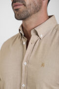 CAMISA VILLELA LISA CAMEL - Imagen 4
