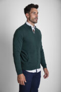 CÁRDIGAN DE CREMALLERA VERDE CAZA - Imagen 2
