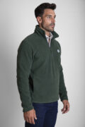 FORRO POLAR MEDIA CREMALLERA VERDE - Imagen 3