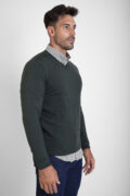 JERSEY CUELLO PICO BÁSICO VERDE CAZA - Imagen 3
