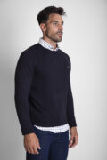 JERSEY CUELLO REDONDO AZUL MARINO - Imagen 3