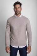 JERSEY CUELLO REDONDO CANALE BEIGE