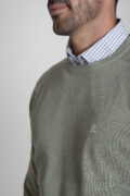 JERSEY CUELLO REDONDO PIQUE VERDE CLARO - Imagen 4